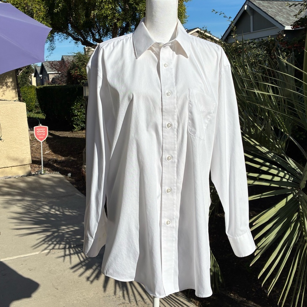 CTR Clothing Classic White Men's Shirt Size 17 1/2